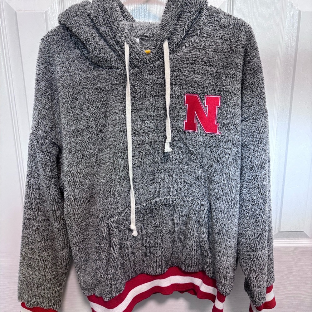 Nebraska Huskers Gray Hoodie